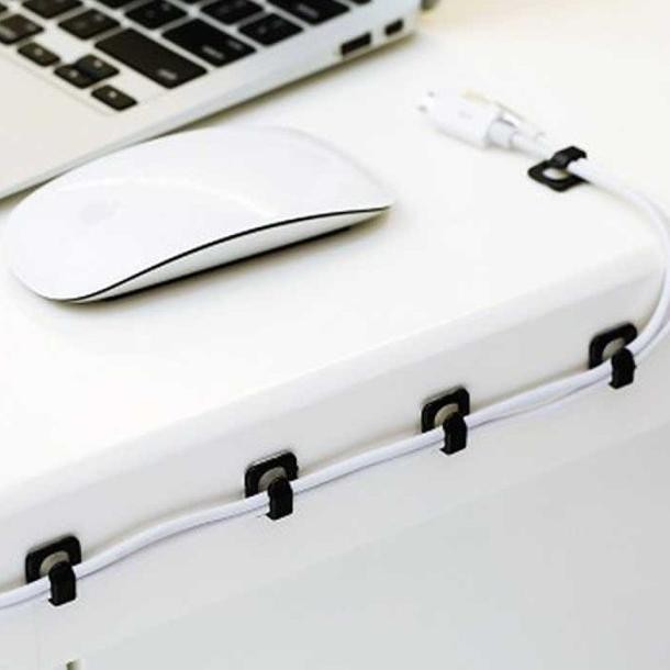 

Klip Tempel Plastik Manajemen Jepit Perekat Kabel Organizer Dinding