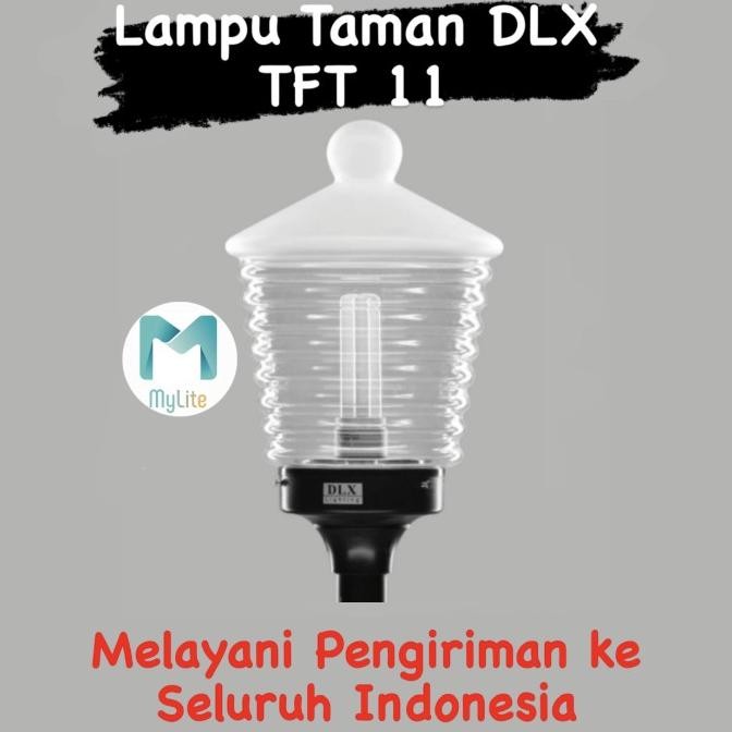 TERBARU - Lampu Taman Kaca DLX Lighting TFT 11
