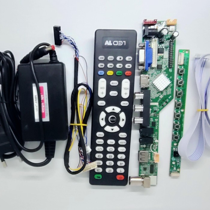 MESIN TV MAINBOARD UNIVERSAL UNTUK PANEL LED 30 PIN