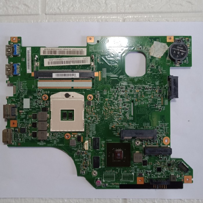 MOTHERBOARD MAINBOARD MESIN LAPTOP LENOVO G480 ORI MATI