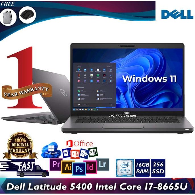 Laptop Dell Latitude 5400 Core I7 Gen 8 Touchscreen Ram 32Gb/1Tb Ssd Diskon Pekan Ini