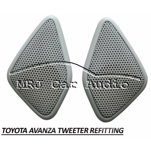 REFITTING TWEETER AVANZA XENIA CASING TWEETER DUDUKAN HOUSING TWEETER