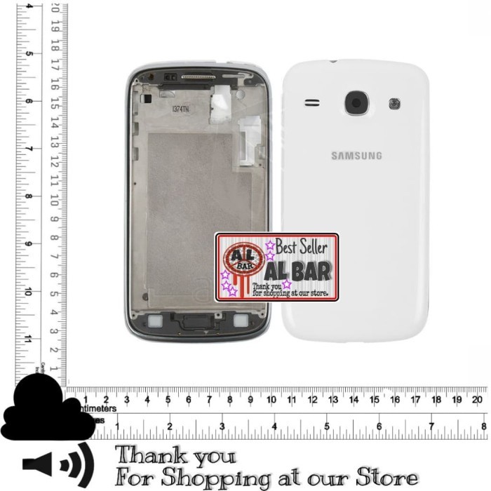 CASING FULLSET SAMSUNG CORE 1 GT-I8260 I8262 HOUSING TULANG FRAME ORI