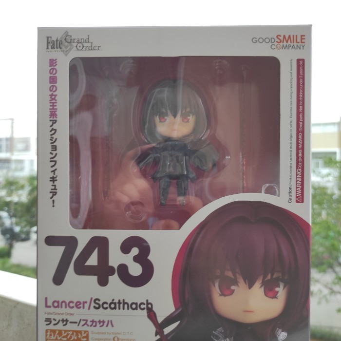 Action Figure Anime Lancer/Scathach Fate Grand Order Nendoroid 743