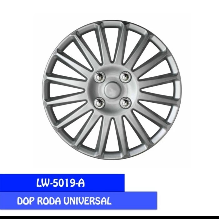 WHEEL DOP COVER VELG MOBIL SUZUKI FUTURA RING 13 DAN 14 INCH SILVER