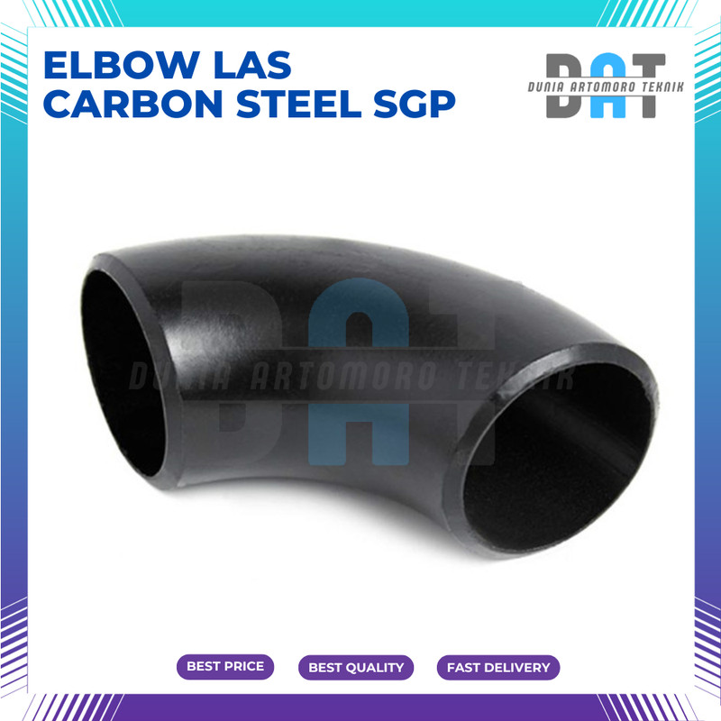 TYR 3" Elbow Las Carbon Steel Body Seamless 90 Derajat Knee Las Besi SGP Type Long Radius Size 3