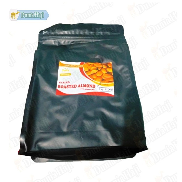 

Kacang Almond Kupas 1Kg Utuh Raw Almond Panggan Nuts Almon Roasted
