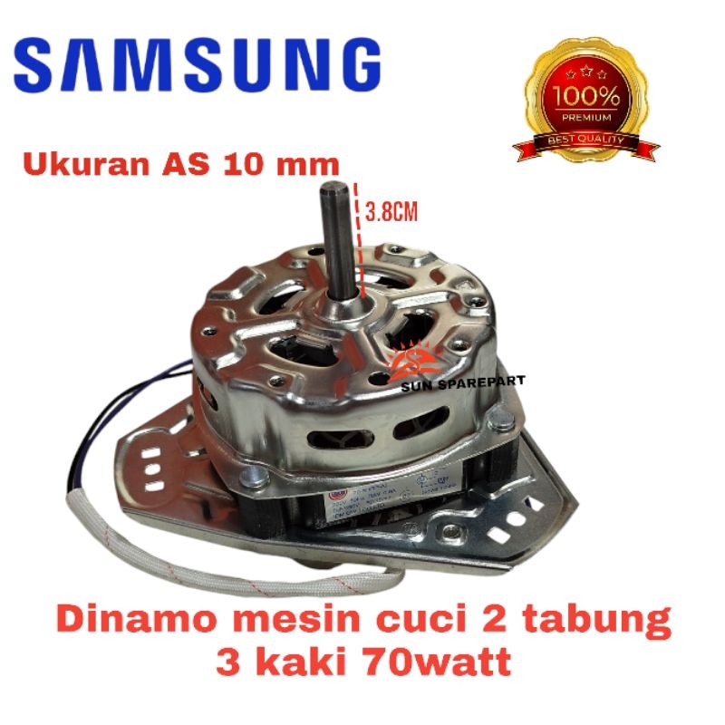 Dinamo mesin cuci Samsung 2 tabung dinamo spin pengering mesin cuci  70watt