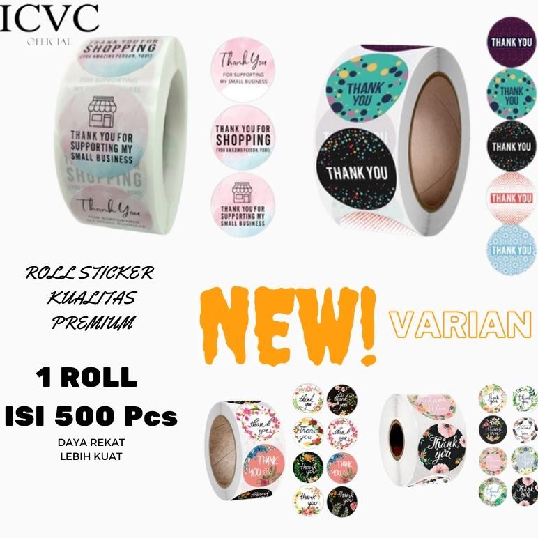 

Ty69 New!! Premium Import - Roll Sticker Thank You Isi 500 Pcs Terbaru [Batch 2] Terlaris!