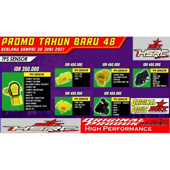 TPS SENSOR BRT Racing MX KING Vixion NVL NVA Mio J R15 Xabre TB Vixion