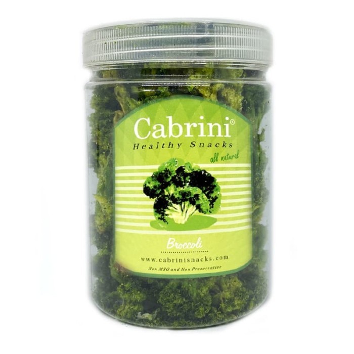 

BISA FAKTUR! Cabrini Healthy Snacks Broccoli (800 ml) Keripik Brokoli