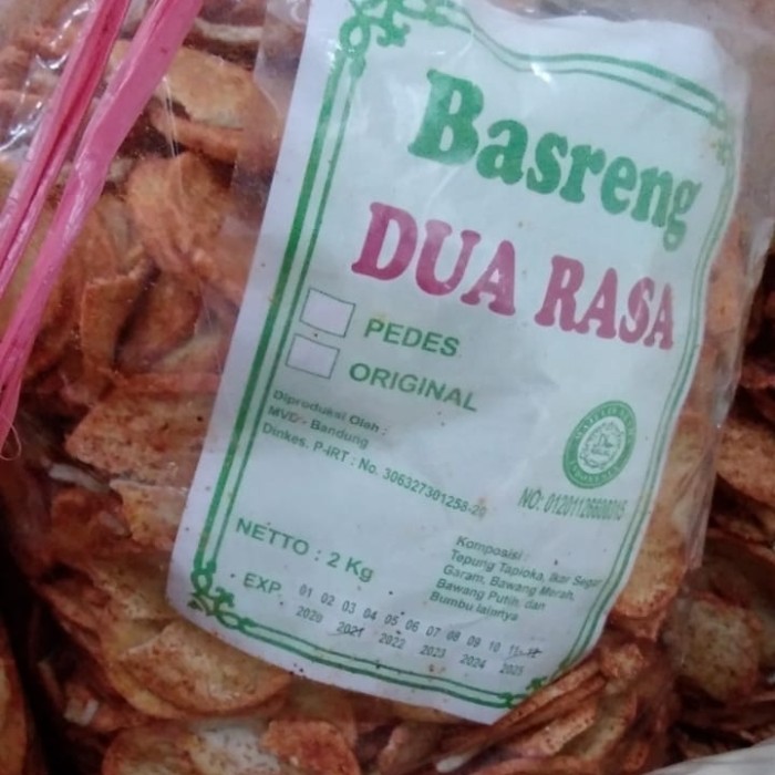 

Basreng tanpa daun jeruk 1 ball 2kg