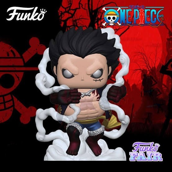 ORIGINAL Funko Pop One Piece Luffy Gear 4 Four Bounceman Metallic