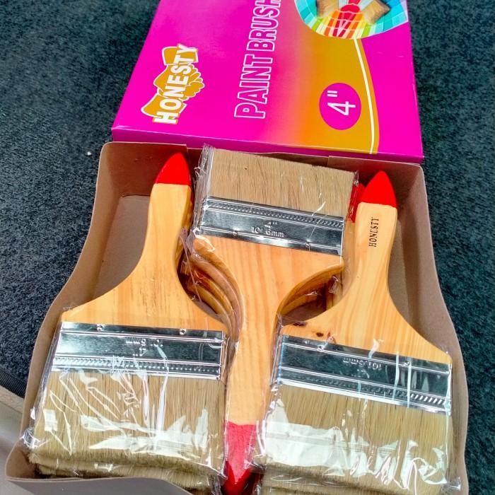 

kuas cat 4 inchi 1 lusin kuas 4" 12pcs