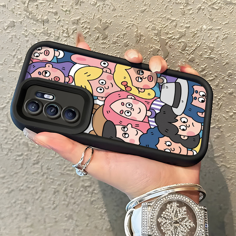 Casing Hp OPPO Reno 6 Case Casing HP Kesing sarung pelindung silikon karakter kartun Softcase trendi