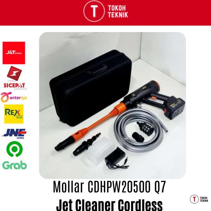 Mollar Cdhpw20500 Q7 Jet Cleaner Cuci Steam Mobil Motor Cordless 20V