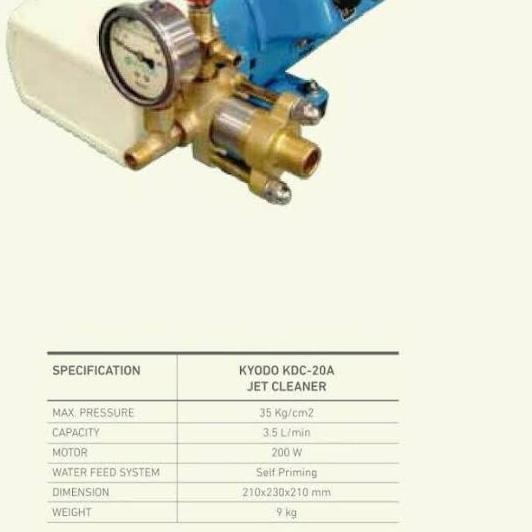 Jet Cleaner Kyodo Kdc 20A / Alat Cuci Ac Kyodo 20A
