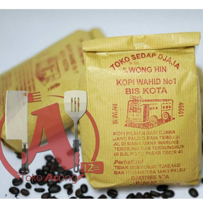 

Kopi Bis Kota 250Gr ( Arabica ) / Kopi Wong Hin Asli Jatinegara