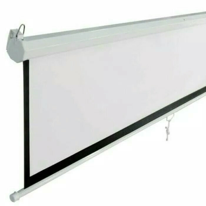 anyar@ SCREEN / LAYAR PROYEKTOR GANTUNG 96" (244cm x 244cm)