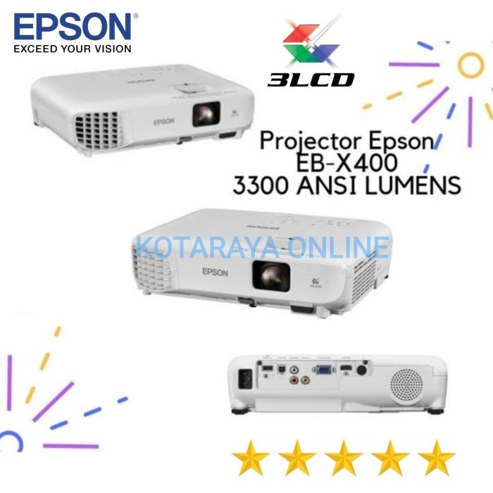 anyar@ PROYEKTOR EPSON EB-X400 XGA 3 LCD / PROJECTOR EPSON EB X400