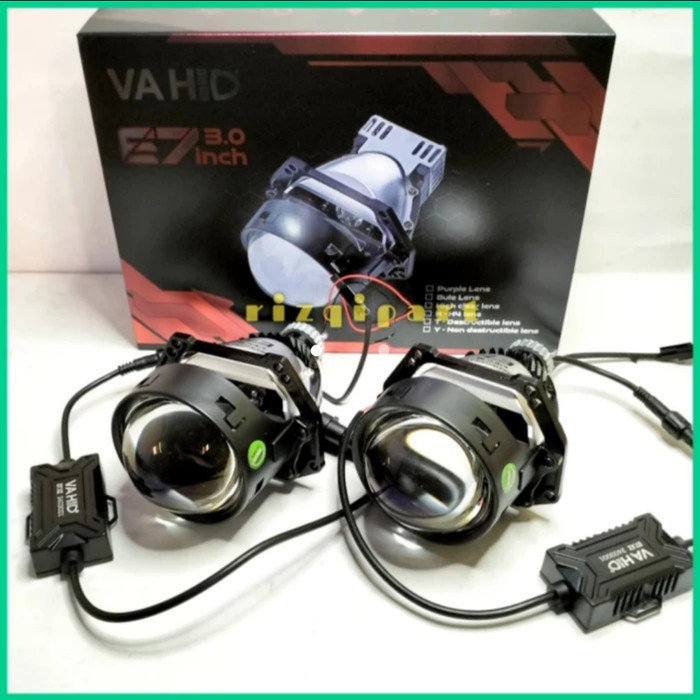 anyar@ BILED E7 VAHiD LED Projie 3" Dual Core Laser Tembak Sorot Projector