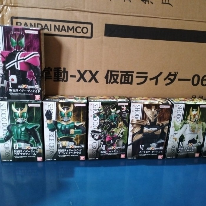 Shodo XX Kamen Rider 6 Decade Zangetsu Kuuga Pegasus Rising Sagozo Ooo