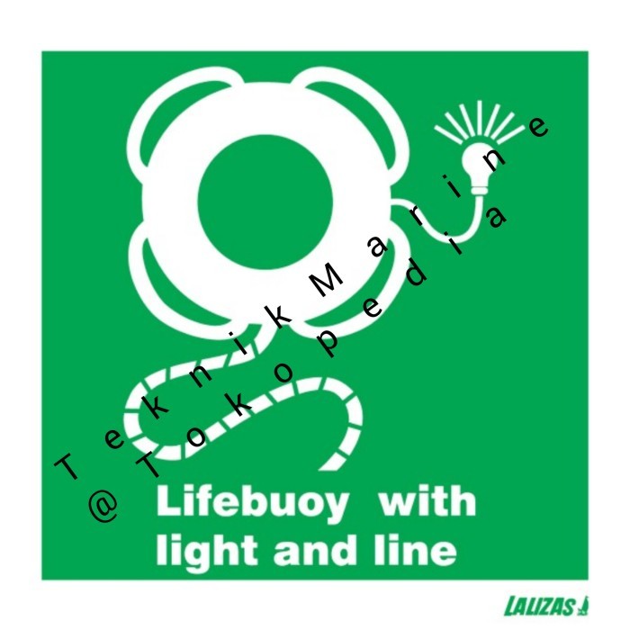 

Beli - Imo Symbol 15X15Cm Impa 33.4134 334134 Lifebuoy With Light And Line