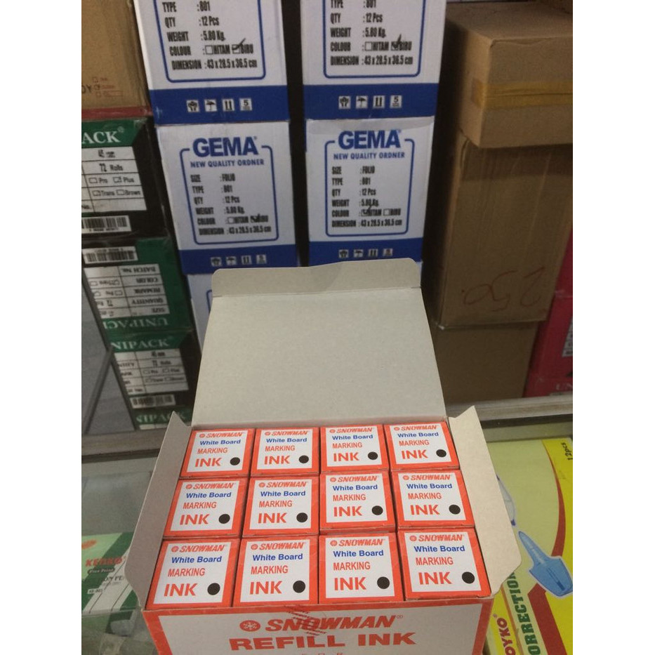 

Beli - Isi Ulang Tinta Snowman Non Permanen/Refill Ink Spidol Whiteboard