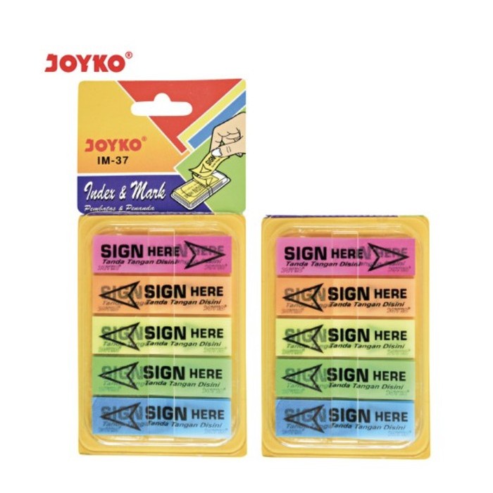

Beli - Memo Tempel Sign Here Joyko Im37/Penanda Dokumen/Pembatas Kertas/Memo