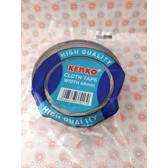 

Beli - Lakban Hitam Kain Cloth Kenko 2Inchi/Linen Lakban Jilid/Isolasi Hitam