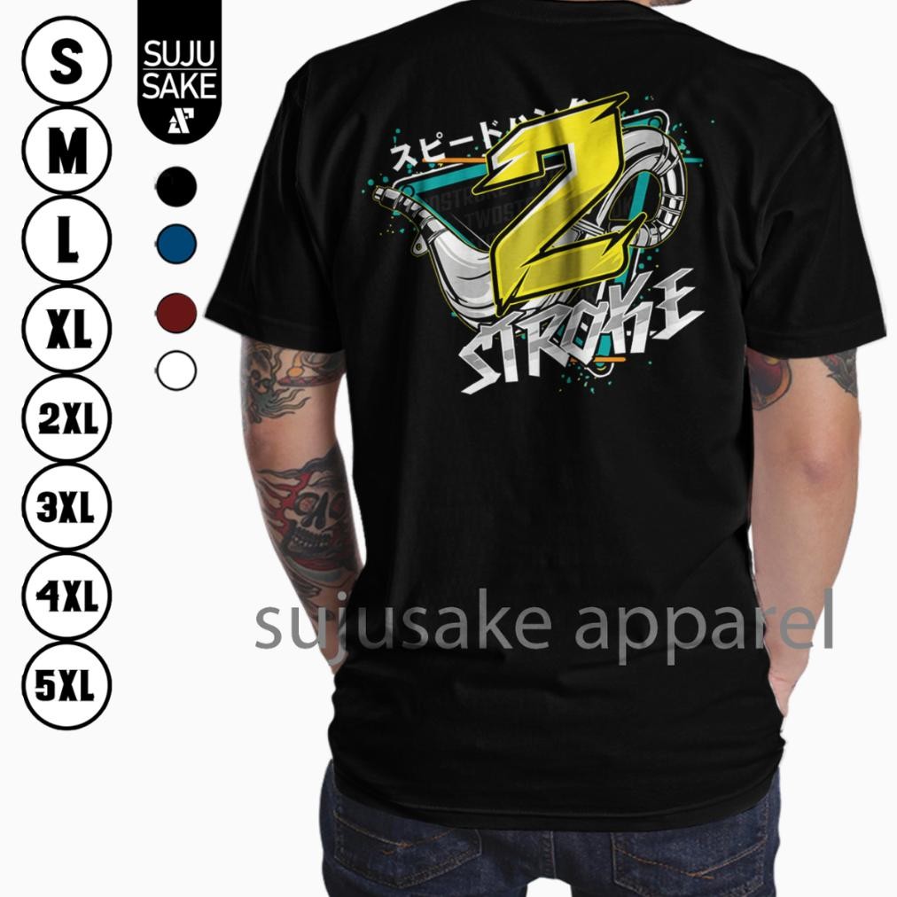Baju Kaos Atasan Pria Fiz R Rx King 2 Tak Stroke 2Stroke Distro Original Sujusake Apparel Murah Kere