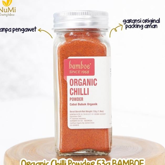 

53G Chilli Powder Organic Cabai Bubuk - Bamboe Organic