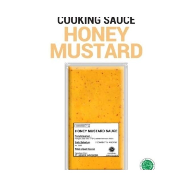 

Kewpie Honey Mustard Sauce 1Kg | Saus Madu Mustard 1Kg