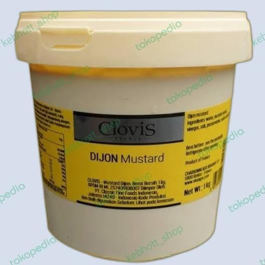 

Clovis Dijon Mustard 1Kg | Mustard Dijon