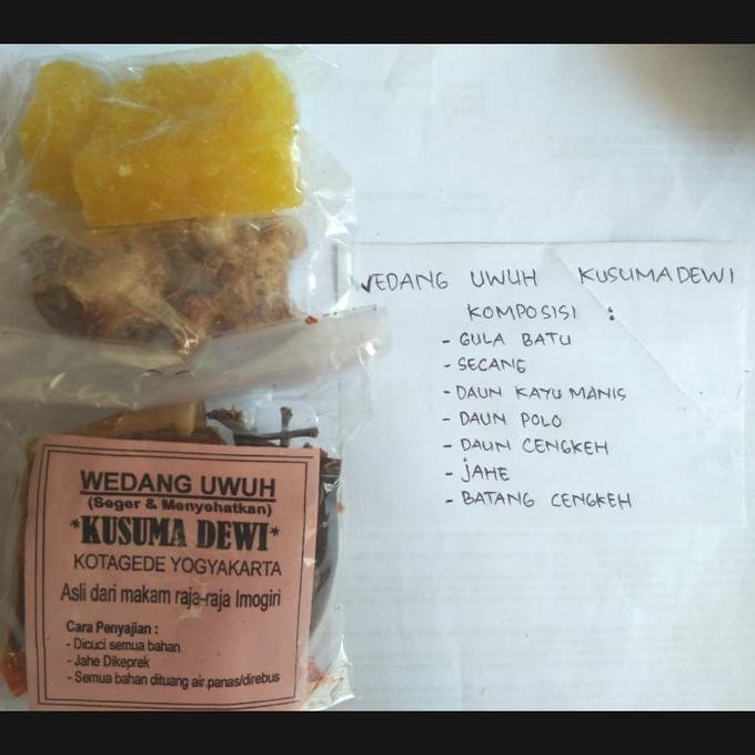

~^~^~^] wedang uwuh kusuma dewi