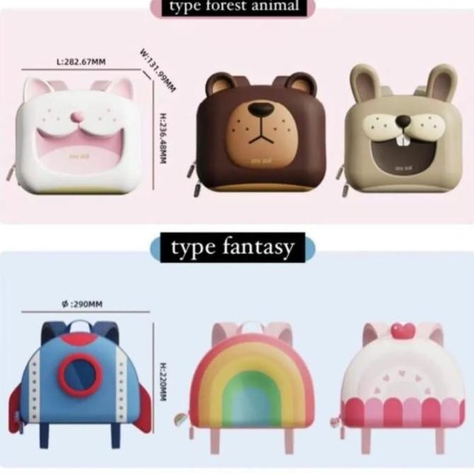 Zoyzoii tas ransel anak tas sekolah anak DS10