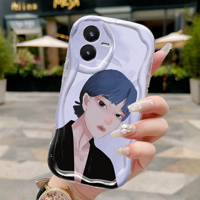 Casing Hp Untuk VIVO Y22 VIVO Y22s Case Casing HP Kesing karakter komik Korea Softcase trendi sampul