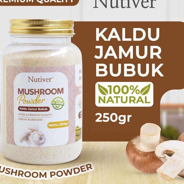 

Nutiver Mushroom Powder / Kaldu Jamur Bubuk Non-Msg / Bumbu Masakan