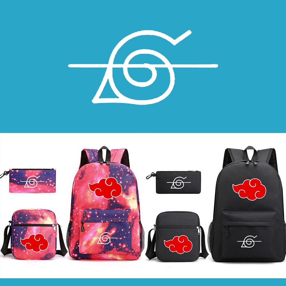 

Tas sekolah siswa Naruto set 17in Tas kanvas berkapasitas tinggi Tas travel luar ruangan anak-anak motif anime kasual fesyen tas ransel anak-anak tas kurir Tas pensil 3 pcs biru\merah |HOstY8h4|