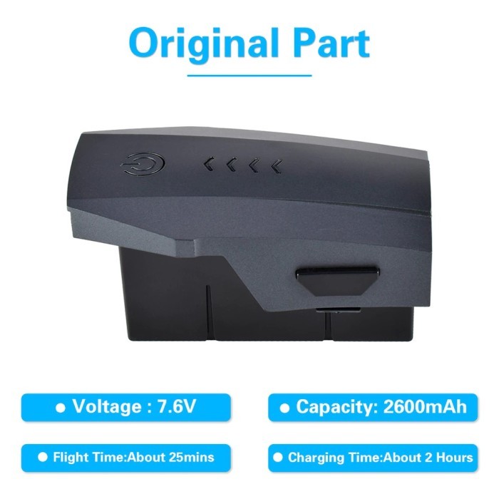 adastok Original SG907 MAX 4k Batre Battery 7,6V 2.600mAh Drone Baterai LiPo