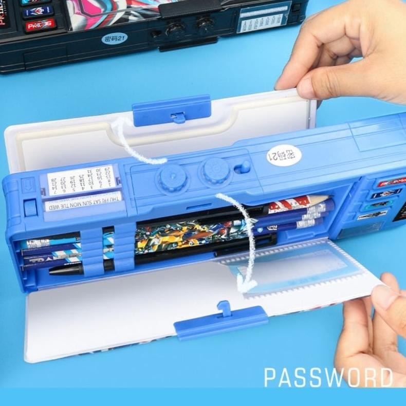 

SPECIAL Kotak Pensil Transformers Unicorn Kode Sandi Password Pencil Case Anak Laki Perempuan We69