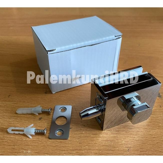 Grendel Shower Kunci Slot Pintu Kaca Kamar Mandi Kaca Ke Tembok