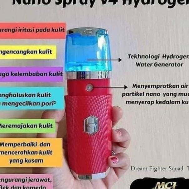 Nano Spray V4 Mci . Tdk Bs Pilih Warna. Ada Merah Dan Hitam.