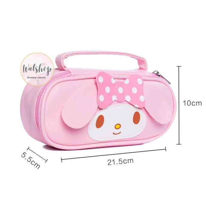 

Tempat Pensil Premium Sanrio Cinnamoroll Melody Kuromi Oval - TP006 WAR
