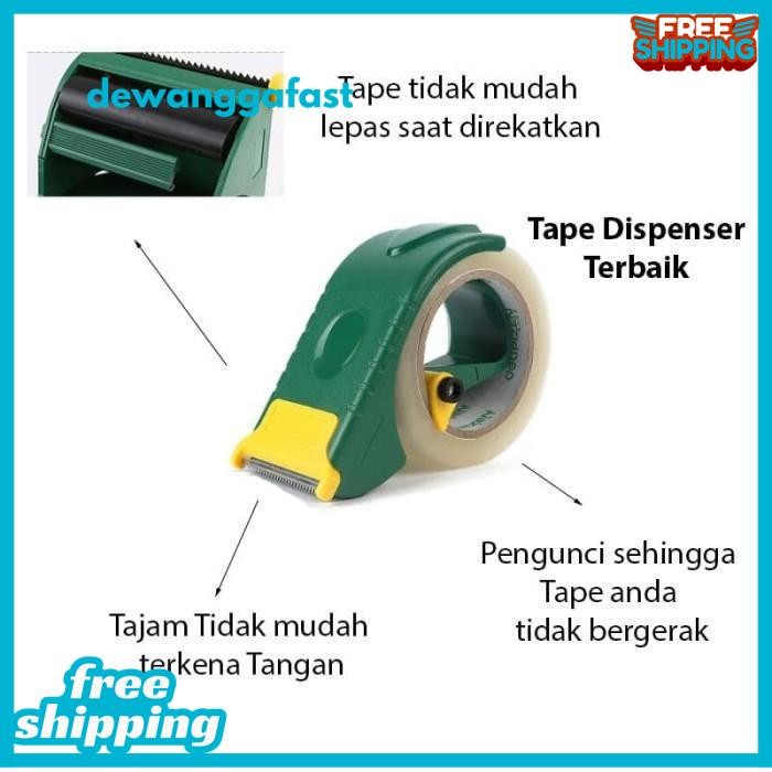 

TAPE DISPENSER / TAPE CUTTER / DISPENSER LAKBAN SUPER PRODUK PILIHAN