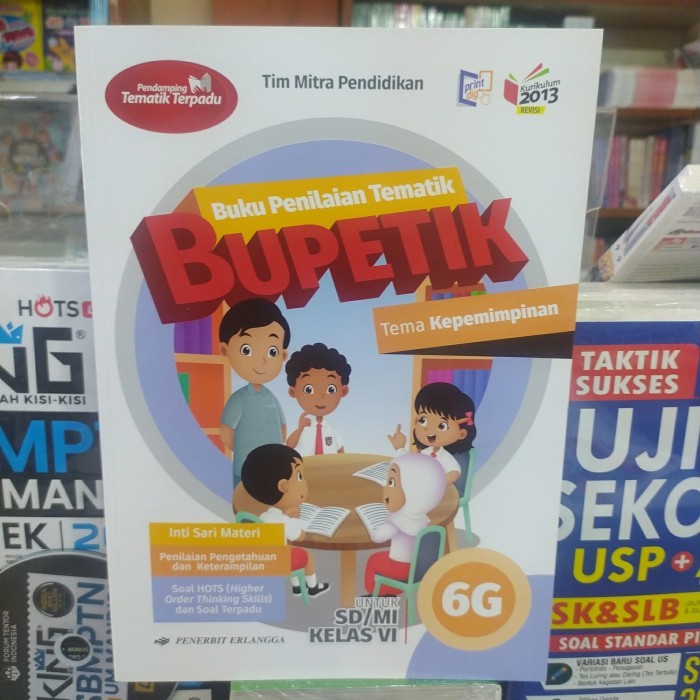 

BUKU KELAS 6 SD BUPETIK 6A 6B 6C 6D 6E BUPETIK TEMATIK ERLANGGA