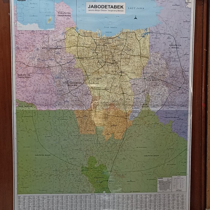 

peta Jabodetabek lembaran