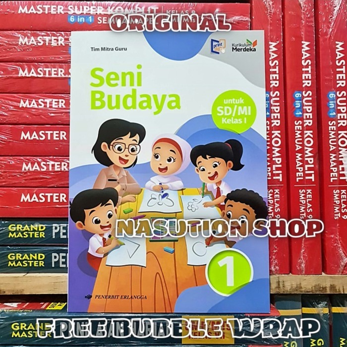 

Buku Seni Budaya Untuk Kelas 1 SD Erlangga Kurikulum Merdeka Terbaru