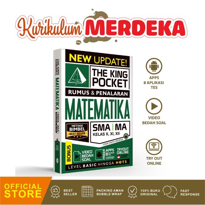 

THE KING POCKET RUMUS DAN PENALARAN MATEMATIKA SMA MA KELAS X, XI, XII