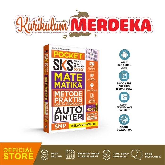 

POCKET SKS MATEMATIKA SMP BEST SELLER TERLENGKAP